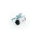 Band Clamp, 3/4 in, 3 in L, Stainless Steel