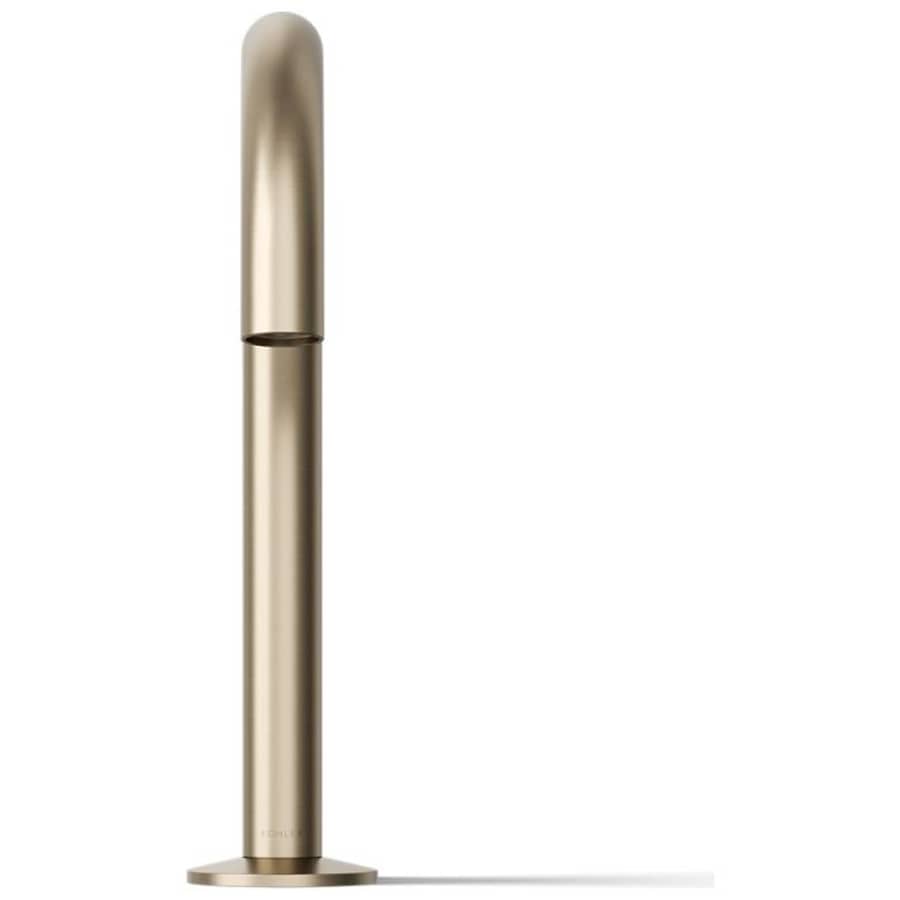 Components 1.2 GPM Widespread Bathroom Faucet with Drain Assembly and Tube Design Spout - Less Handles