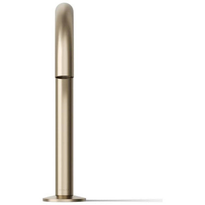 Components 1.2 GPM Widespread Bathroom Faucet with Drain Assembly and Tube Design Spout - Less Handles