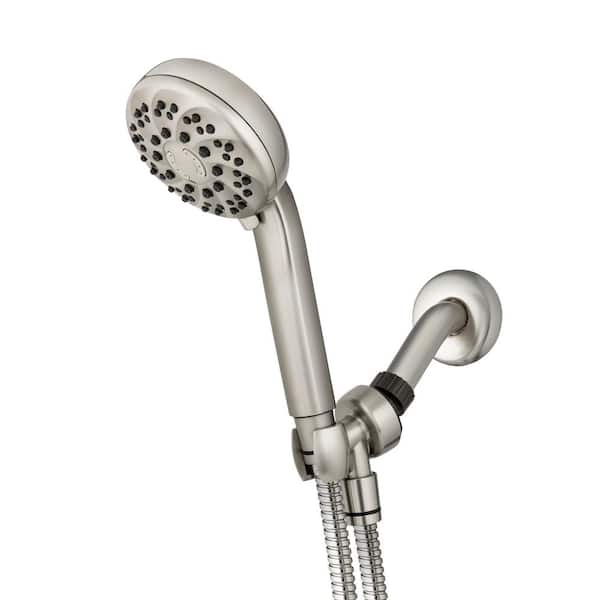 Waterpik 7-Spray Wall Mount Handheld Shower Head 1.8 GPM in Brushed Nickel XDL-769ME