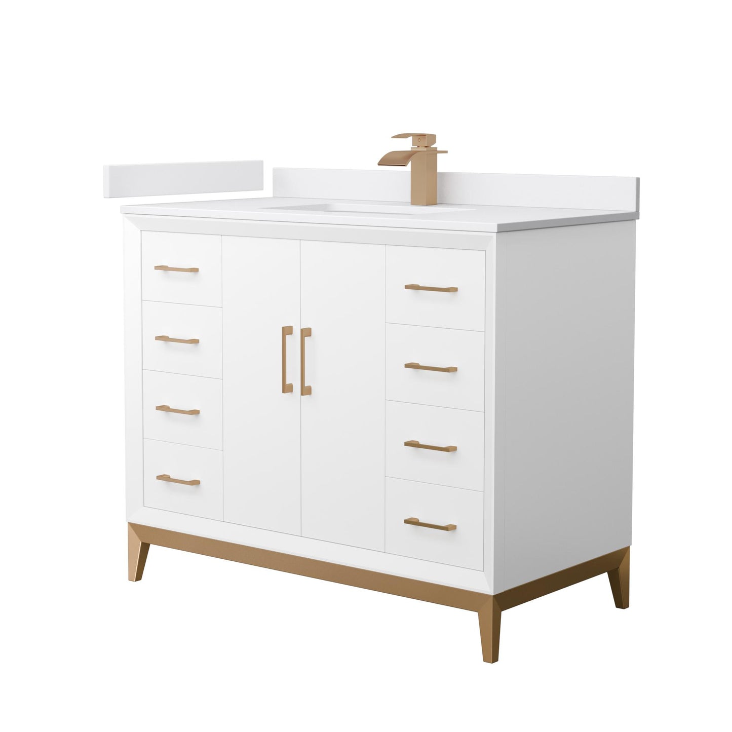Amici Single Bathroom Vanity - 42W x 35.25H x 22D