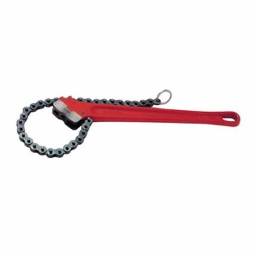 Chain Wrench, 2 to 5 in, 14 in OAL, Double End Alloy Steel Jaw, Alloy Steel Handle