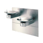 Dual Wall Barrier Free Drinking Fountain, 0.45 gpm, Pushbutton Operation