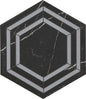 Perpetuo Tuxedo Hexagon 8X9 Matte