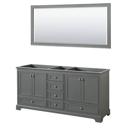 Deborah Double Bathroom Vanity - 71W x 34.25H x 21.5D