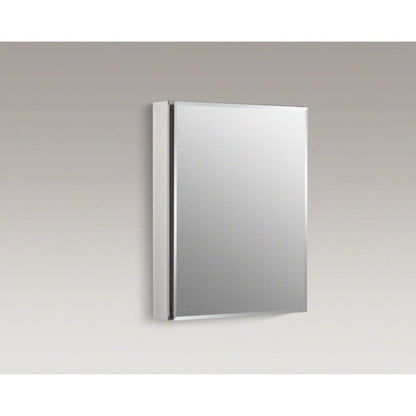 20" x 26" Single Door Reversible Hinge Frameless Mirrored Medicine Cabinet