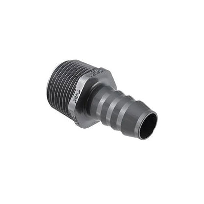 Male Adapter, 3/4 x 1/2 in, Insert x MNPT, SCH 40/STD, PVC