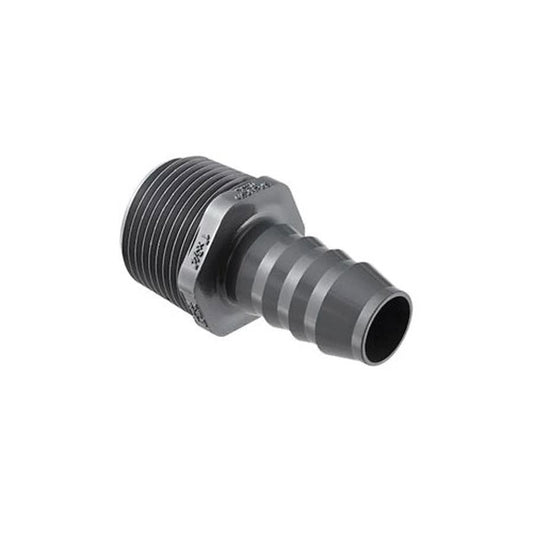 Male Adapter, 3/4 x 1/2 in, Insert x MNPT, SCH 40/STD, PVC