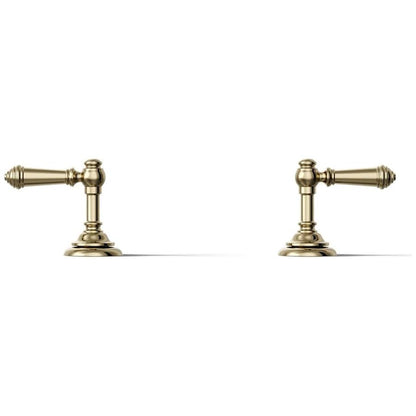 Artifacts Deck-Mount Bath Faucet Handle Trim with Lever Design