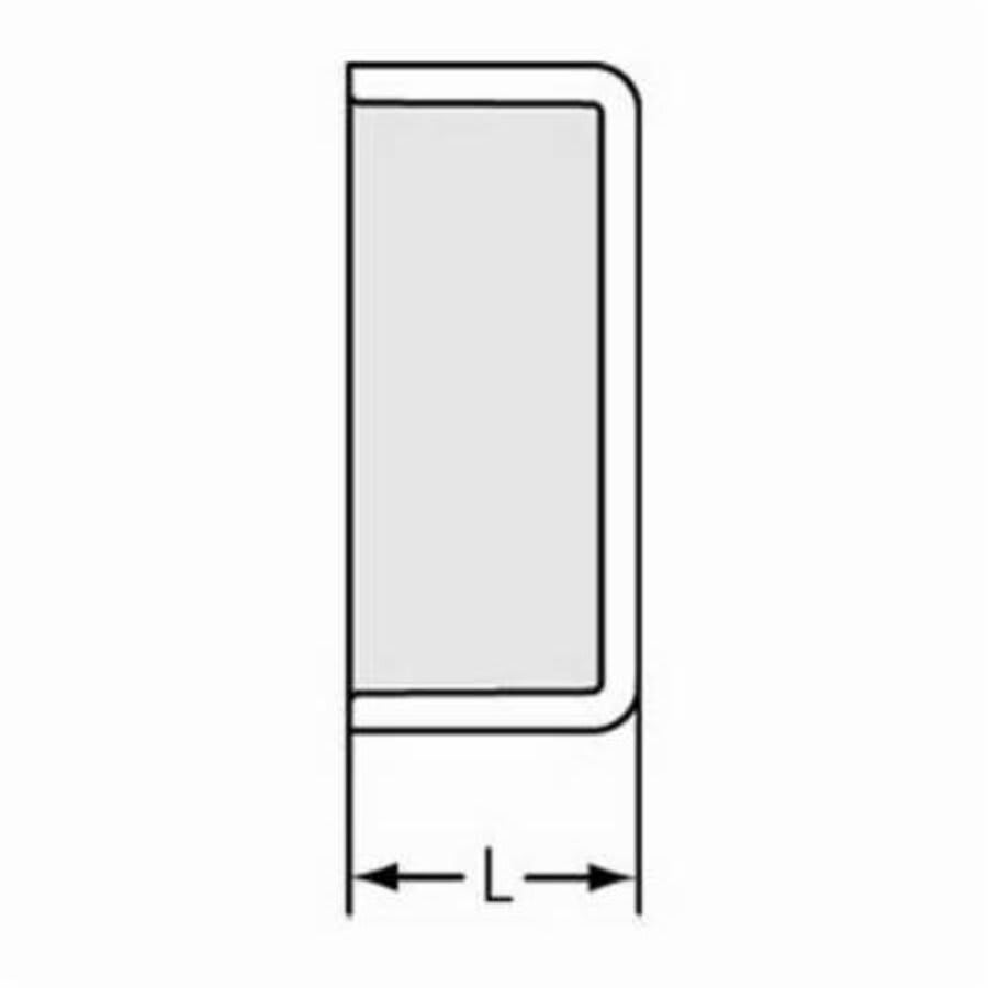 Cap, 8 in, Hub, DWV, PVC