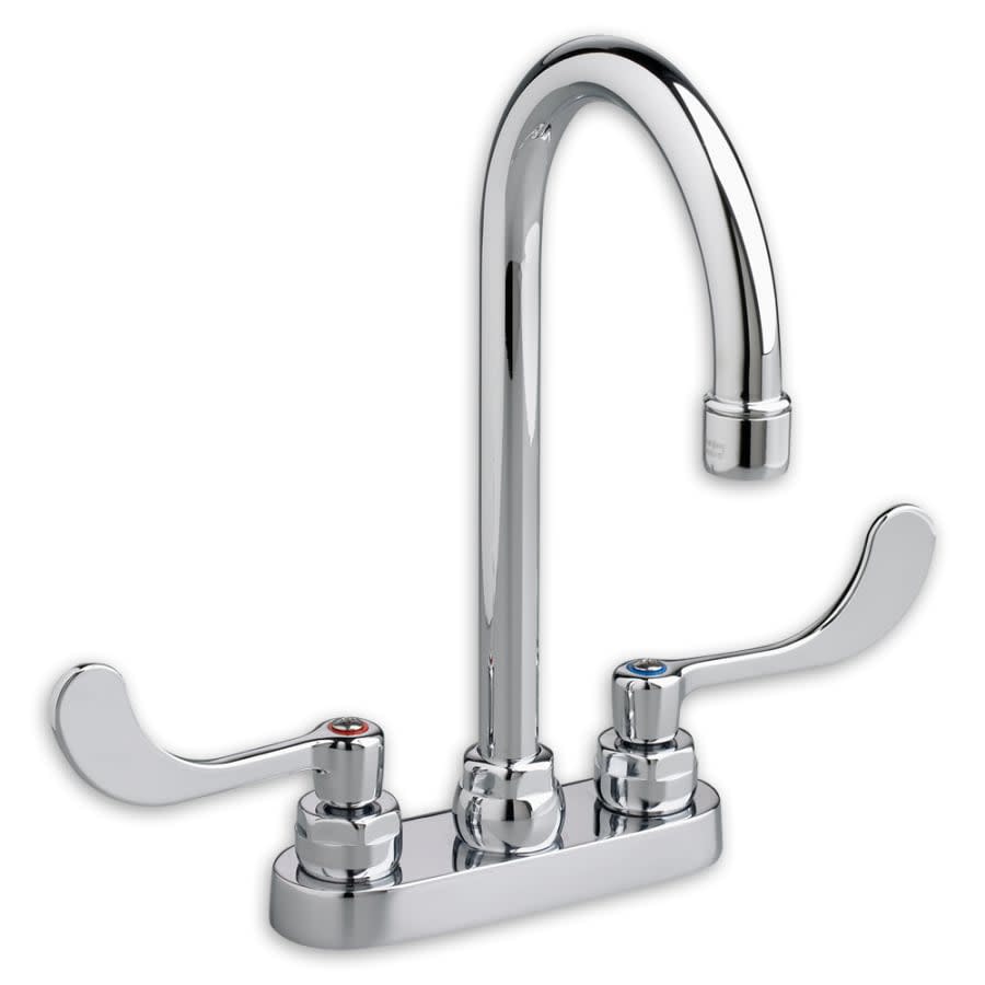 Monterrey Centerset Bathroom Faucet with High Arch Spout and Wrist Blade Handles