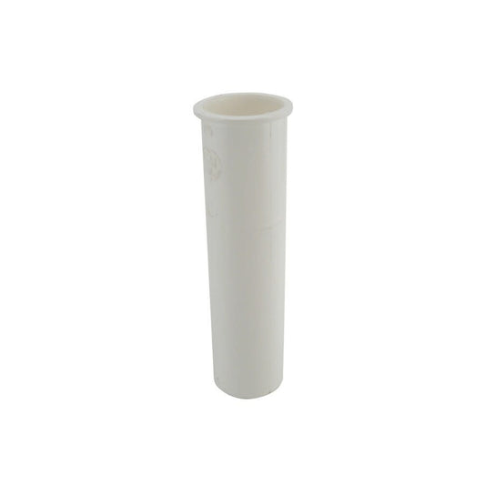 Tubular Tailpiece, 1-1/2 in, Tube x Flange, White
