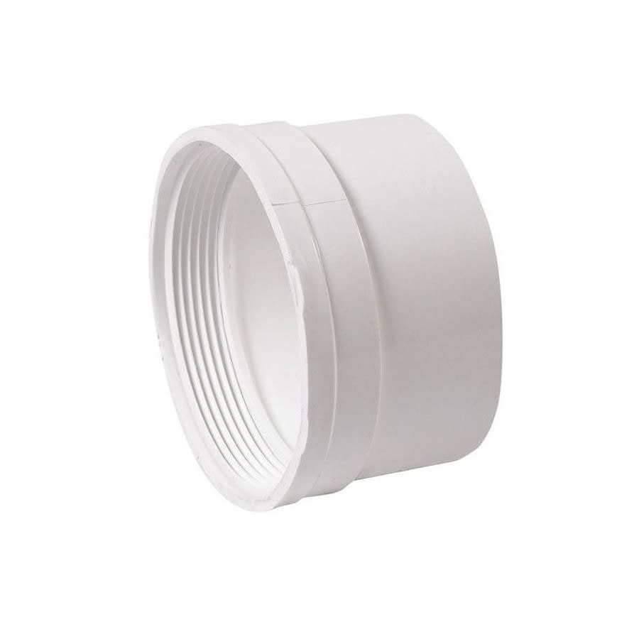 Female Adapter, 3 in, Hub x FNPT, Type I PVC White
