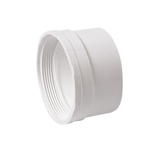 Female Adapter, 3 in, Hub x FNPT, Type I PVC White