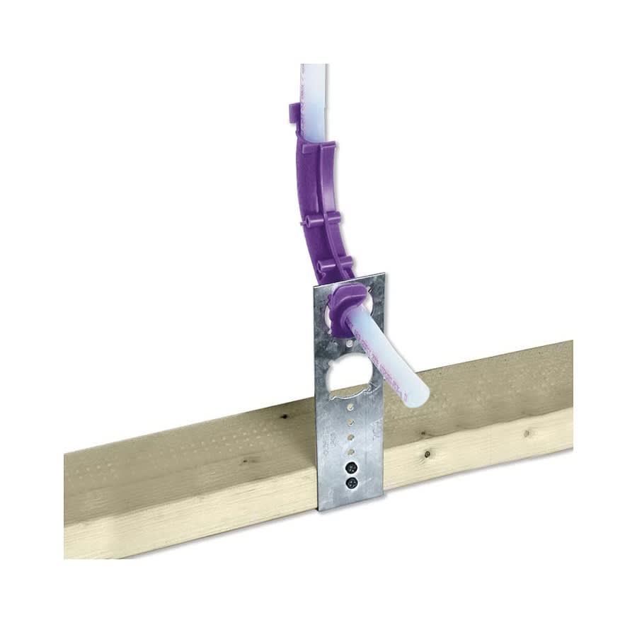 PEXRITE® 90 deg Bracket With 1-3/8 in, Keyed Hole, 25 lb, Cold Rolled Steel, Galvanized