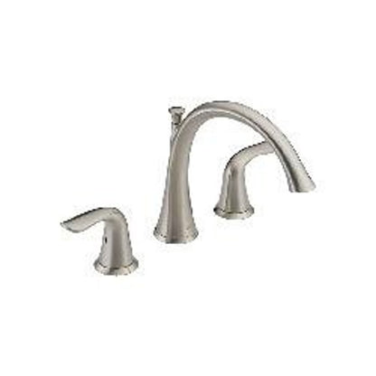 Lahara® Tub Faucet Trim, ADA, Deck Mount, Stainless