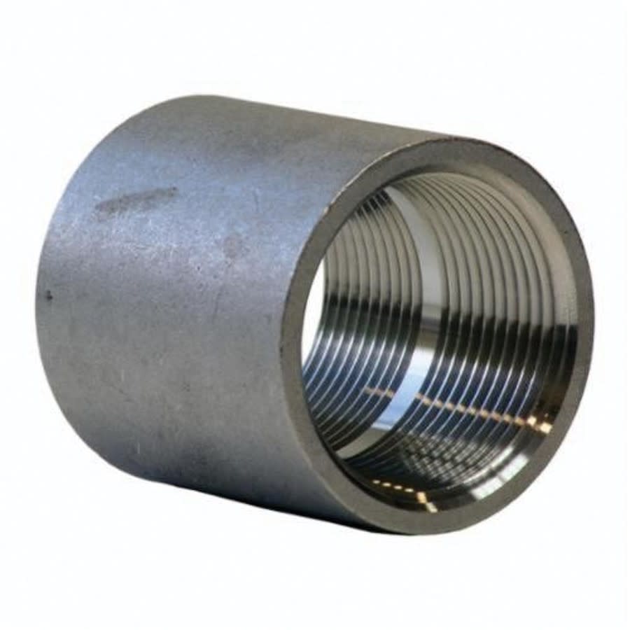 Coupling, 1/4 in, FNPT, 316/316L Stainless Steel, 150 lb