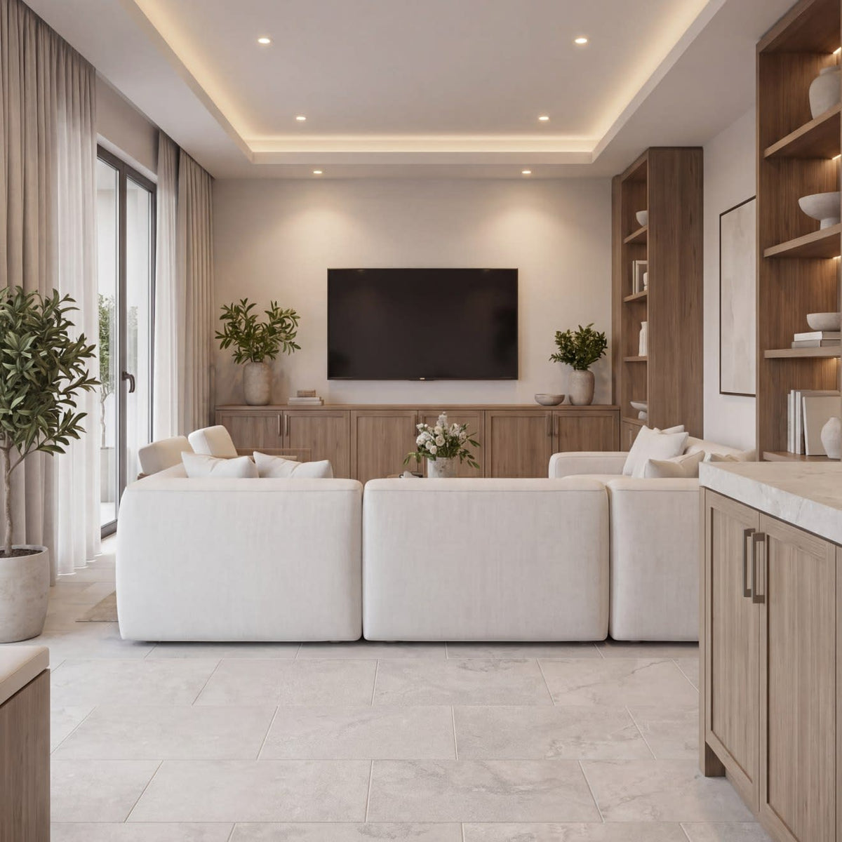 Lunaris Beige 12x24 Porcelain Field Tile Matte