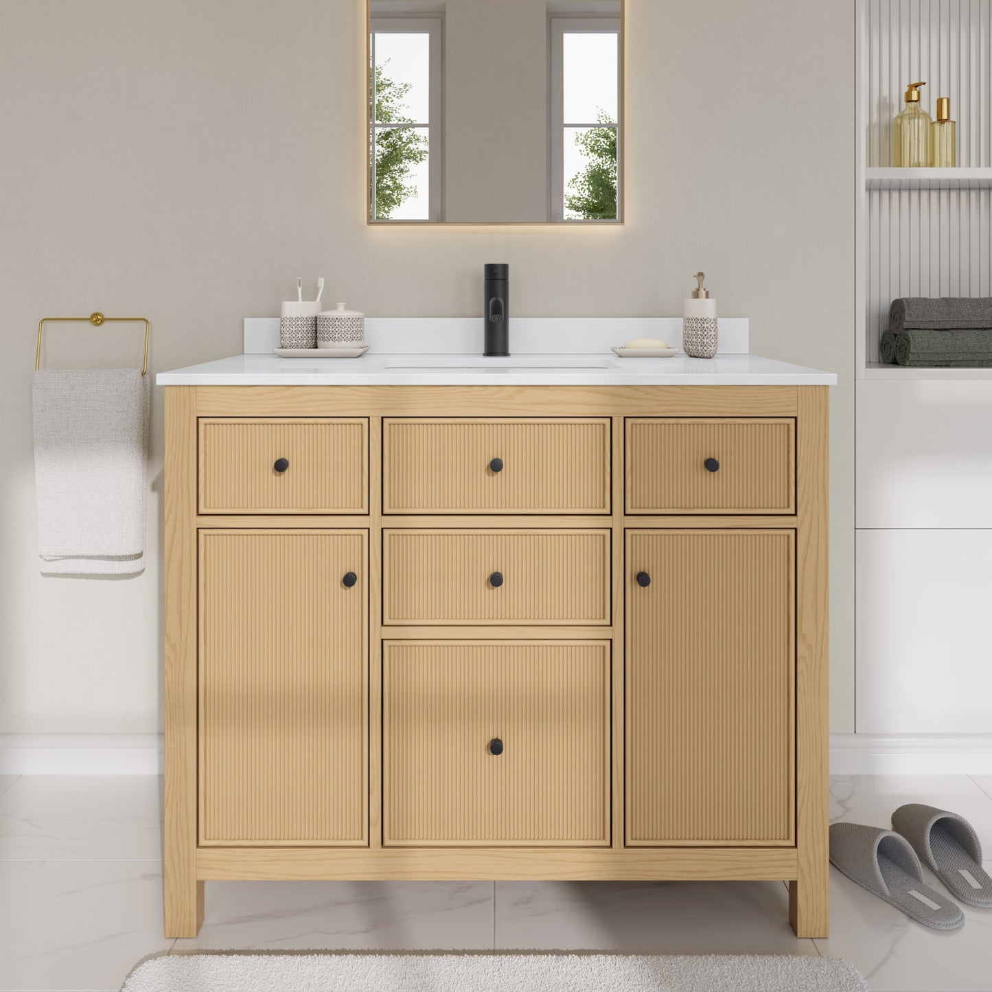 Pendry Single Bathroom Vanity - 42W x 35H x 22D