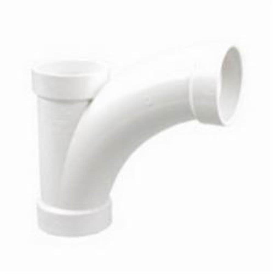 Combination Wye and 45 deg Elbow, 3 x 1-1/2 in, Hub, DWV, PVC