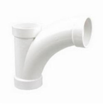Combination Wye and 45 deg Elbow, 3 x 1-1/2 in, Hub, DWV, PVC