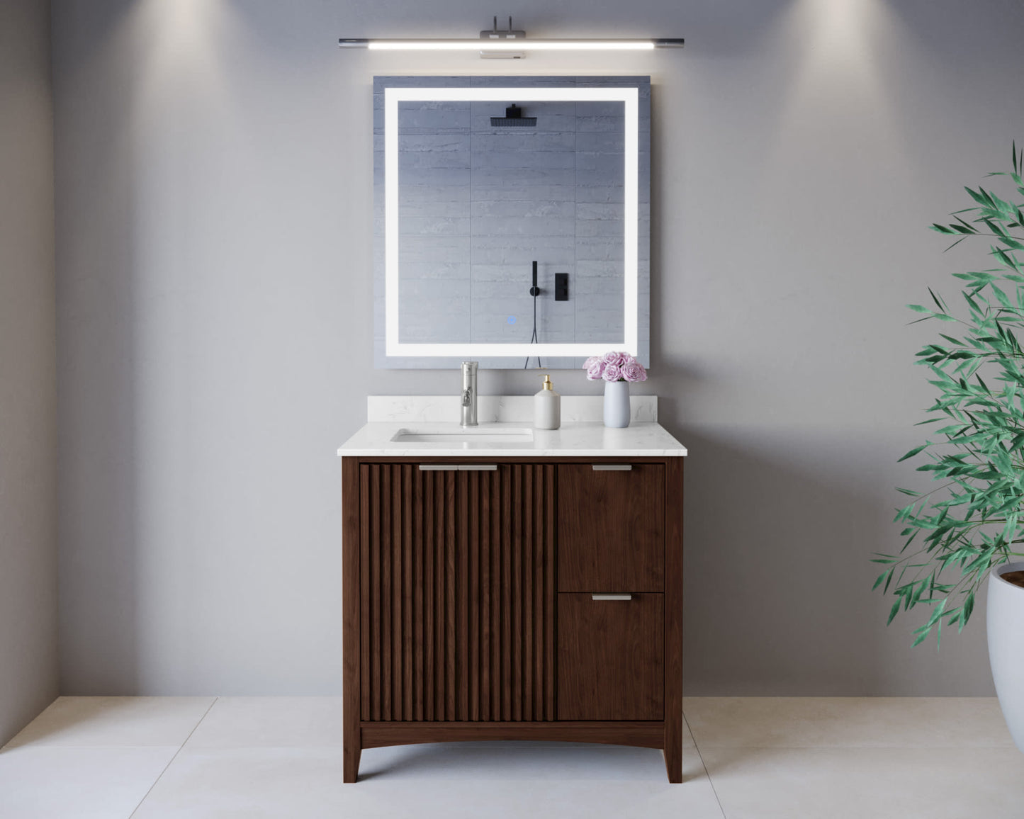Palmilla Single Bathroom Vanity - 36W x 35H x 22D