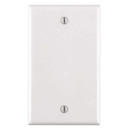 1-Gang Blank Wall Plate, White