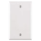 1-Gang Blank Wall Plate, White
