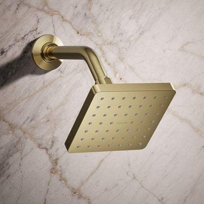Parallel 2.5 GPM Single Function Shower Head With Katalyst Air-Induction Spray Technology