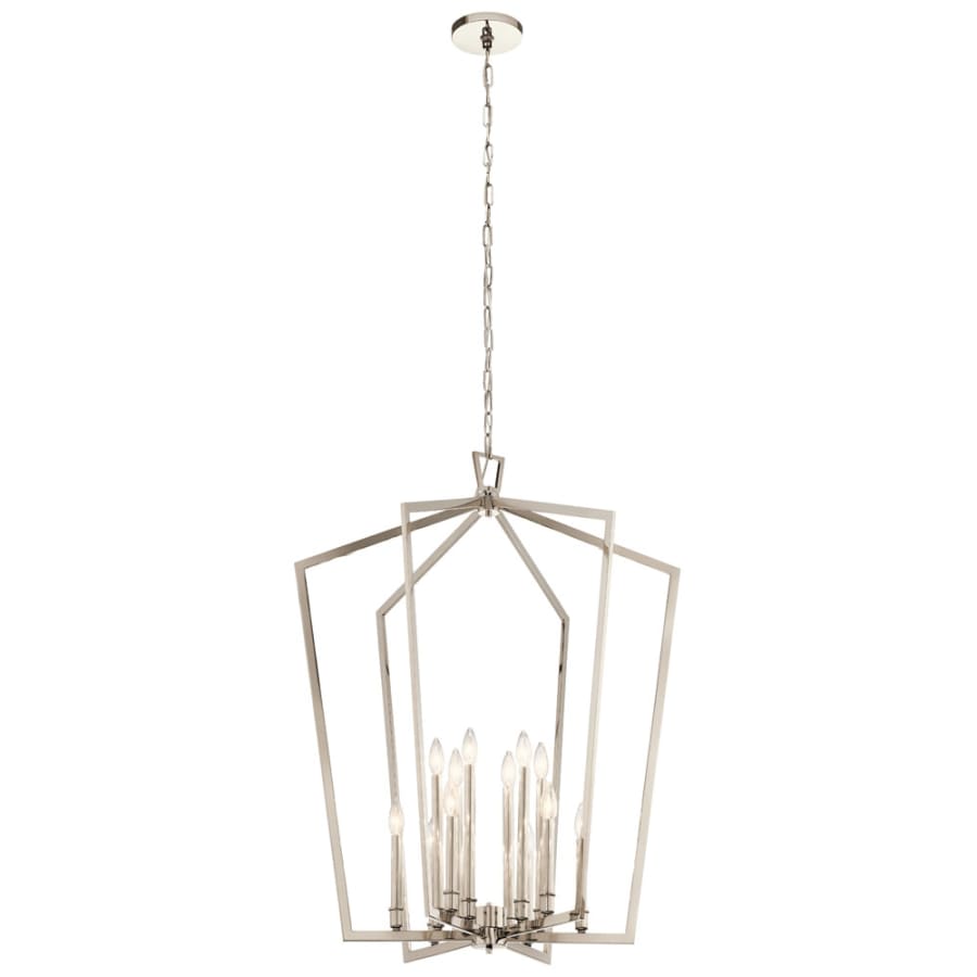 Abbotswell 12 Light 30" Wide Taper Candle Chandelier