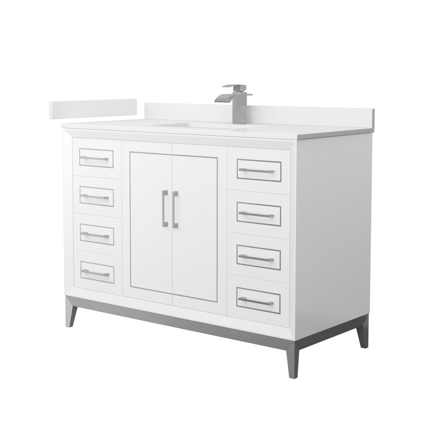 Marlena Single Bathroom Vanity - 48W x 35.25H x 22D