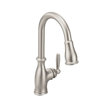 Brantford Single Handle Pulldown Spray Kitchen Faucet with Reflex Technology