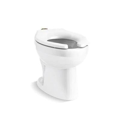 Wellcomme™ Ultra Toilet Bowl, Floor Mount, 10 or 12 in Rough, Elongated, Flushometer, White