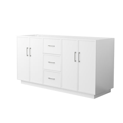 Elan Double Bathroom Vanity with Toe Kick - 65W x 34.25H x 21.5D