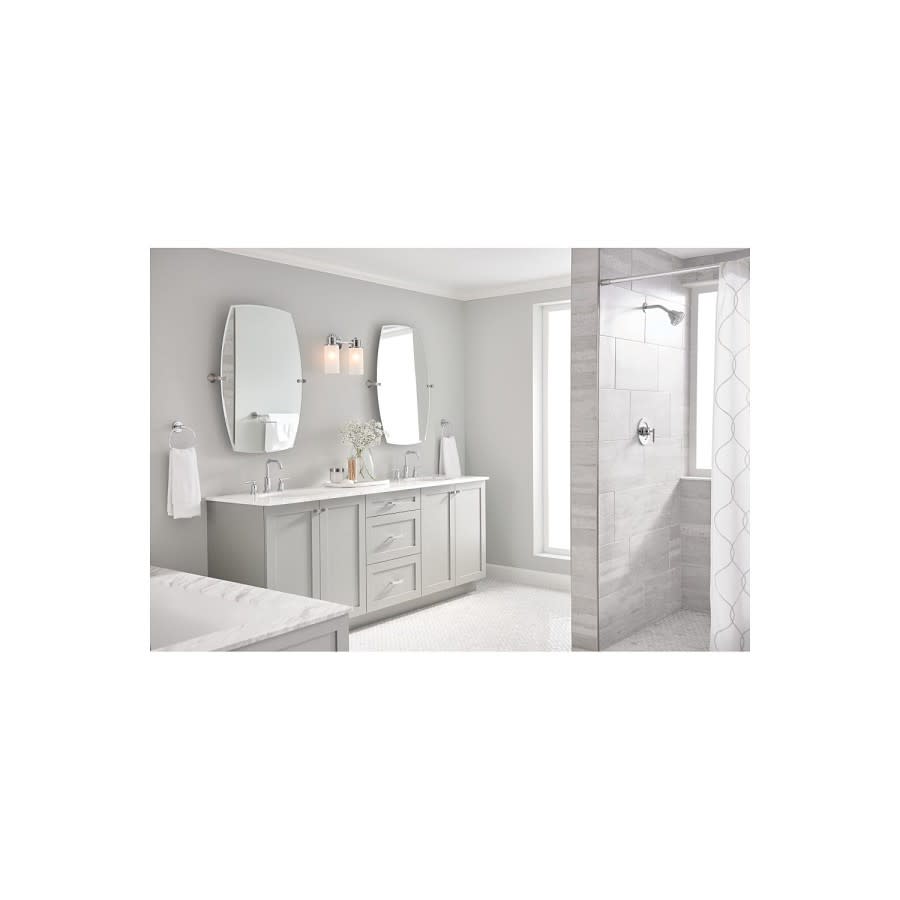 Gibson™ Widespread Lavatory Faucet, ADA, 2 Handle, 3-Hole, 1.2 gpm, Polished Chrome