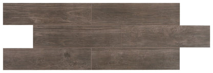 Willow Bend Smoky Brown Plank 6X24 Matte