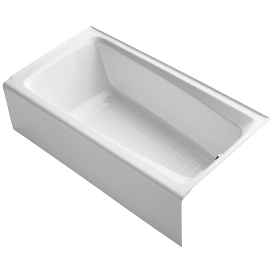 Mendota Collection 60" Alcove Three Wall Soaking Bathtub with Right Hand Drain