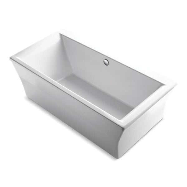 Stargaze® Freestanding Tub, 72 x 36 x 25-3/4 in, Center Drain, White