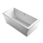 Stargaze® Freestanding Tub, 72 x 36 x 25-3/4 in, Center Drain, White
