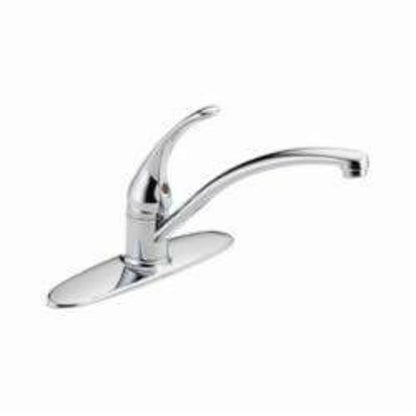 Foundations® Kitchen Faucet, Deck Mount, ADA, 1 Lever Handle, 3-Hole, Chrome
