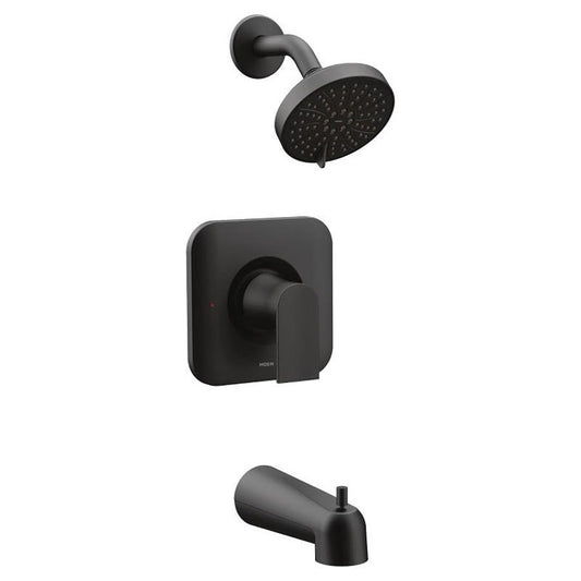 Genta™ Pressure Balanced Tub & Shower Trim, ADA, Matte Black