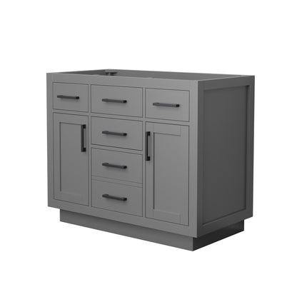 Beckett Single Bathroom Vanity with Toe Kick - 41W x 34.25H x 21.5D