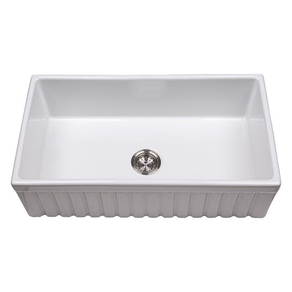 Fireclay Farmhouse White Single Bowl-3318
