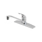 Pfirst Series™ Kitchen Faucet, Deck Mount, ADA, 1 Lever Handle, 3-Hole, Polished Chrome