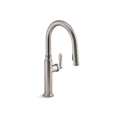 Edalyn™ by Studio McGee Kitchen Faucet, Deck Mount, 1 Lever Handle, 1-Hole, Vibrant Stainless