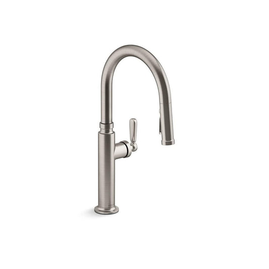 Edalyn™ by Studio McGee Kitchen Faucet, Deck Mount, 1 Lever Handle, 1-Hole, Vibrant Stainless