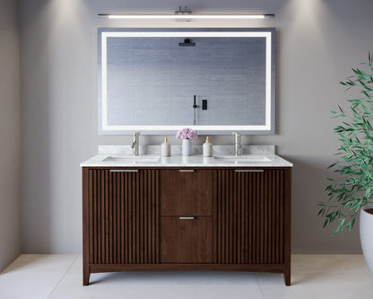 Palmilla Double Bathroom Vanity - 60W x 35H x 22D