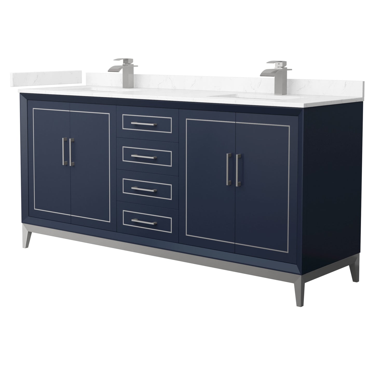 Marlena Double Bathroom Vanity - 72W x 35.25H x 22D
