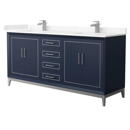 Marlena Double Bathroom Vanity - 72W x 35.25H x 22D