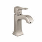 Metris C Single Hole Lavatory Faucet, ADA, 1 Handle, 1-Hole, 1.2 gpm, Brushed Nickel